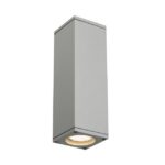 SLV Belgium - Theo Up-Down Out applique GU10 2x35W 230V gris argent - 229532