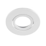 SLVtec - Cache UNIVERSAL DOWNLIGHT pour Downlight IP20 pivotant rond blanc doré - 1007092
