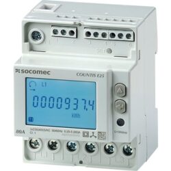 Détails visibles de Compteur d'énergie triphasé 80A M-Bus COUNTIS E25 pour Compteurs connectés