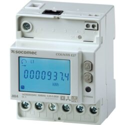Détails visibles de Compteur d'énergie triphasé 80A Ethernet Modbus TCP E27 pour Compteurs connectés