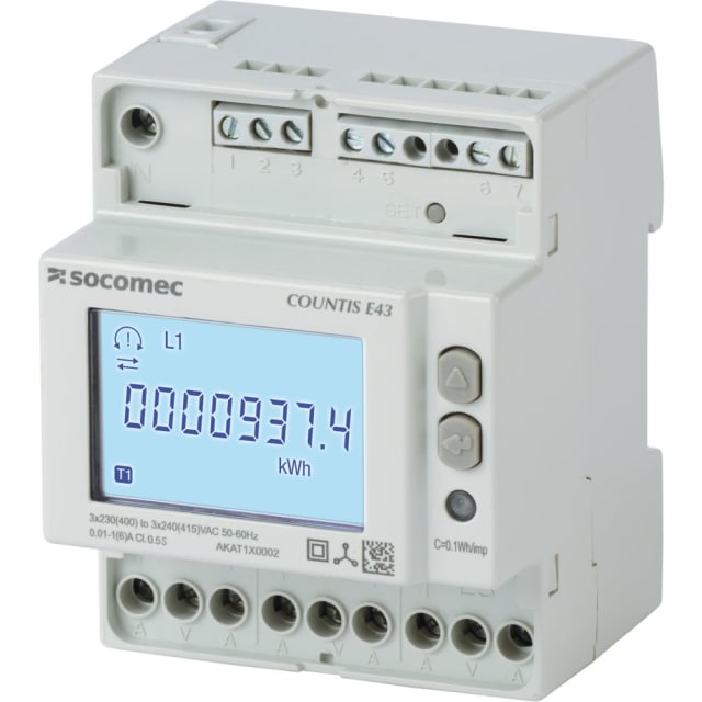SOCOMEC - COUNTIS E43 CT-1/5A MODBUS - 48503065 SOCOMEC - COUNTIS E43 CT-1/5A MODBUS - 48503065