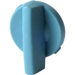 Poignée de commande directe M00 bleue, configuration visible