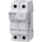 SOCOMEC - Sectionneur-fusible modulaire 2P 32A pour fusible cylindrique 10x38. RM - 57010020