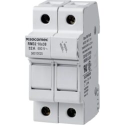 SOCOMEC - Sectionneur-fusible modulaire 2P 32A pour fusible cylindrique 10x38. RM - 57010020