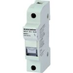 SOCOMEC - Sectionneur-fusible modulaire 3P+N 32A pour fusible cylindrique 10x38. RM - 57010019