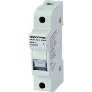 SOCOMEC - Sectionneur-fusible modulaire 3P+N 32A pour fusible cylindrique 10x38. RM - 57010019