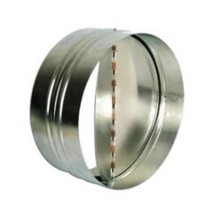 Clapet anti retour circulaire métal diamètre 160 mm pour conduit de ventilation