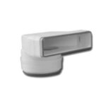 SOLER EN PALAU - Coude - mixte - circulaire - Ø125mm - rectangulaire - 55x220mm - PVC - 5416756800