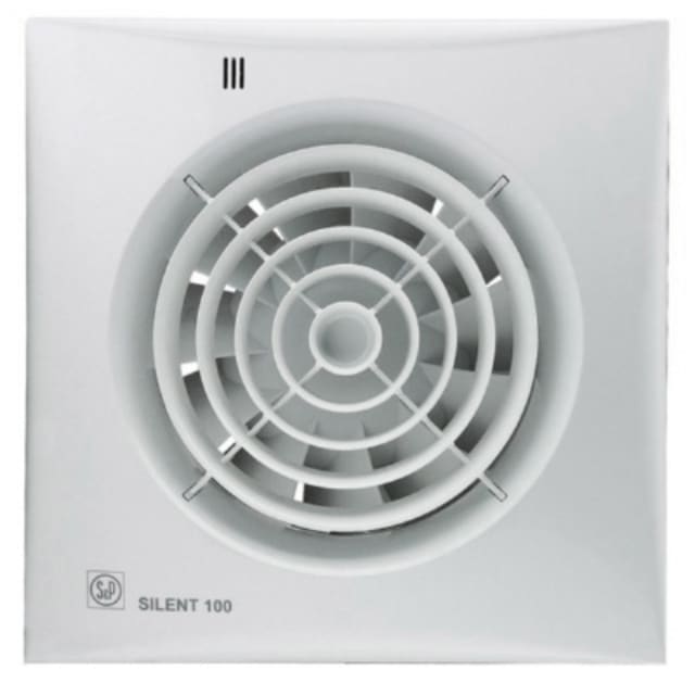 SOLER EN PALAU - Extracteur salle de bains/WC SILENT - 95m³/h - TEMPOR./HYGRO. REGLABLE - 5210402300 SOLER EN PALAU - Extracteur salle de bains/WC SILENT - 95m³/h - TEMPOR./HYGRO. REGLABLE - 5210402300
