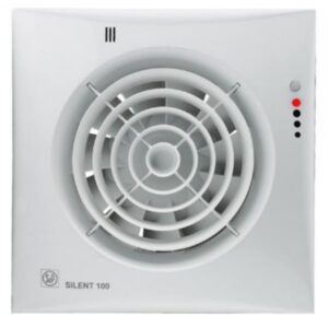 SOLER EN PALAU - Extracteur salle de bains/WC SILENT - 95m³/h - TEMPOR./HYGRO. REGLABLE - VISUAL - 5210313200