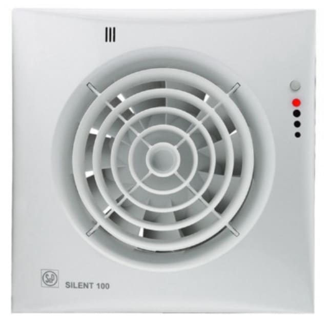 SOLER EN PALAU - Extracteur salle de bains/WC SILENT - 95m³/h - TEMPOR./HYGRO. REGLABLE - VISUAL - 5210313200 SOLER EN PALAU - Extracteur salle de bains/WC SILENT - 95m³/h - TEMPOR./HYGRO. REGLABLE - VISUAL - 5210313200