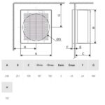 SOLER EN PALAU - Extracteur vitre/mur - standard - 2350rpm - extraction 238m³/h - 5201482600 – Image 2