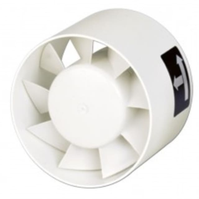 SOLER EN PALAU TDM Ventilateur gaine Ventilateur de gaine blanc Ø125 mm 200 m³ h 25 W avec turbine axiale