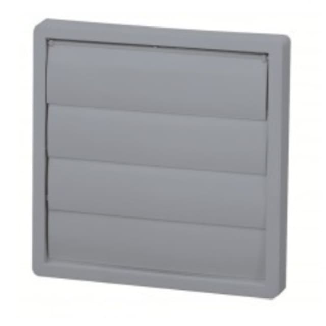 Volet de surpression PVC Ø125 mm SOLER EN PALAU Volet de surpression PVC gris Ø125 mm pour conduit de ventilation