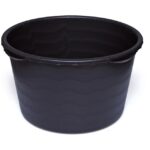 SOLID - Cuvelle à mortier - PE 60 L - noir - HP 65033