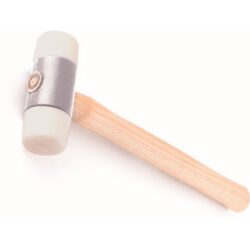 Détails visibles de Maillet en nylon 32 mm avec manche en bois HH pour Pinces