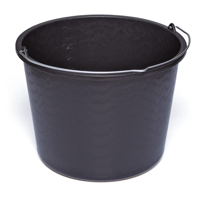 SOLID - Seau de maçon - PE 20 L - noir - HP 20064 SOLID - Seau de maçon - PE 20 L - noir - HP 20064