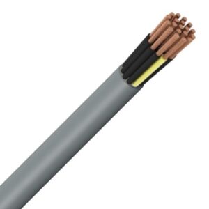 SPECIALE KABEL - H05VV5F 7G1mm² numéroté câble souple résistant à l'huile gris - H05VV5F-7G1 B 500