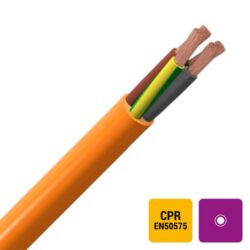SPECIALE KABEL - H07BQ-F câble polyuréthane souple 450/750V HAR EPR/PUR orange Fca 3G1