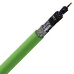 SPECIALE KABEL - LIHCH Cca s1d2a1 LS0H vert blindé noir numéroté 2X0