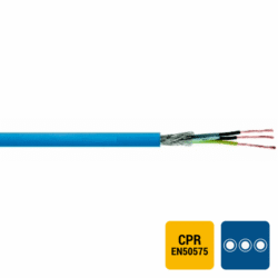 SPECIALE KABEL - LIYCY PVC blindé bleu numéroté Cca s3d2a3 3G0