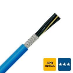 SPECIALE KABEL - LIYCY PVC blindé bleu numéroté Cca s3d2a3 3G1