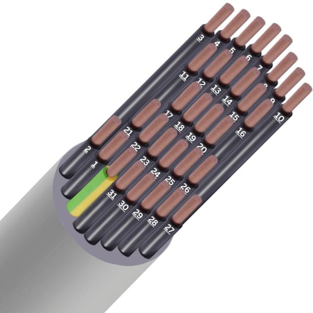 SPECIALE KABEL - LIYY PVC gris numéroté Cca s3d2a3 32G1 SPECIALE KABEL - LIYY PVC gris numéroté Cca s3d2a3 32G1