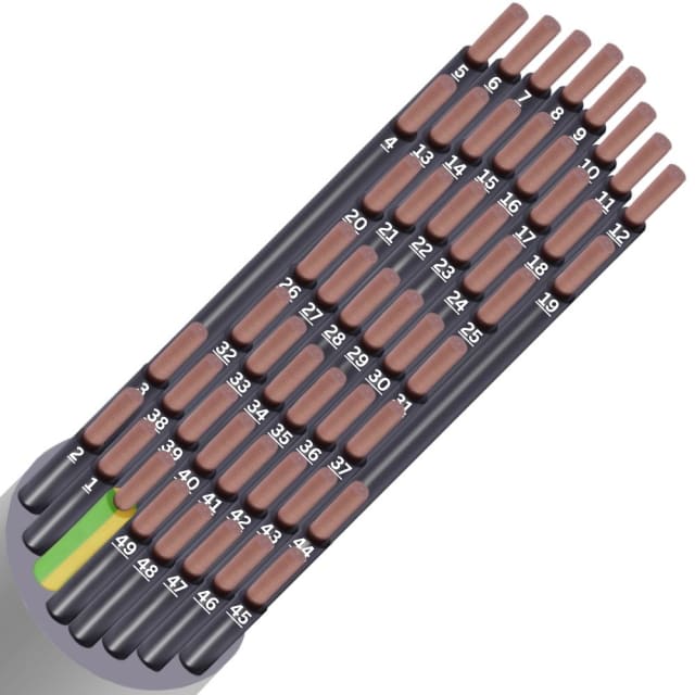 SPECIALE KABEL - LIYY PVC gris numéroté Cca s3d2a3 50G0 SPECIALE KABEL - LIYY PVC gris numéroté Cca s3d2a3 50G0