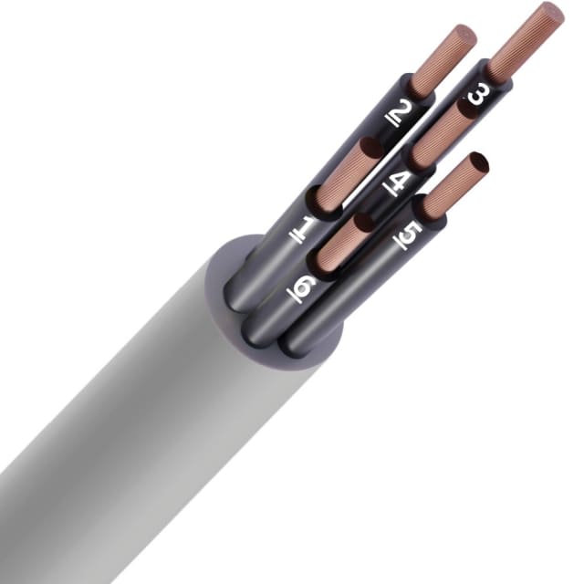 SPECIALE KABEL - LIYY PVC gris numéroté Cca s3d2a3 6X0 SPECIALE KABEL - LIYY PVC gris numéroté Cca s3d2a3 6X0