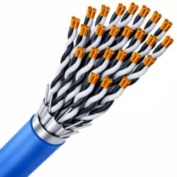 SPECIALE KABEL - RE-2Y(St)Y-PiMF blindage paire/global PE/PVC Cca s3d2a3 bleu 24P0