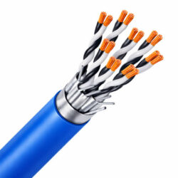 SPECIALE KABEL - RE-2Y(St)Y-PiMF blindage paire/global PE/PVC Cca s3d2a3 bleu 8P1