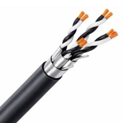 SPECIALE KABEL - RE-2Y(St)Y-PiMF blindage paire/global PE/PVC Cca s3d2a3 noir 4P0