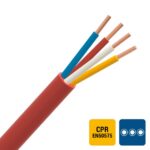 SPECIALE KABEL - SVV câble signalisation PVC intérieur 150V Cca s3d2a3 rouge 4X0
