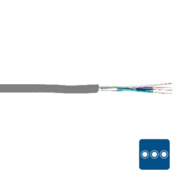 SPECIALE KABEL - TVVF téléphonie PVC blindé global intérieur 150V F2 gris 4X2X0