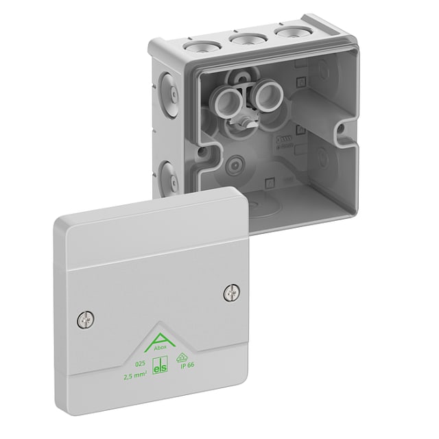 SPELSBERG - Abox 025-L - boite dériv. IP66/IK07 gris vide 2 SPELSBERG - Abox 025-L - boite dériv. IP66/IK07 gris vide 2