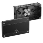 SPELSBERG - Abox 025/2-L/sw -boite dériv. IP66/IK07 double noir vide 2