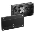 SPELSBERG - Abox 025/2-L/sw -boite dériv. IP66/IK07 double noir vide 2