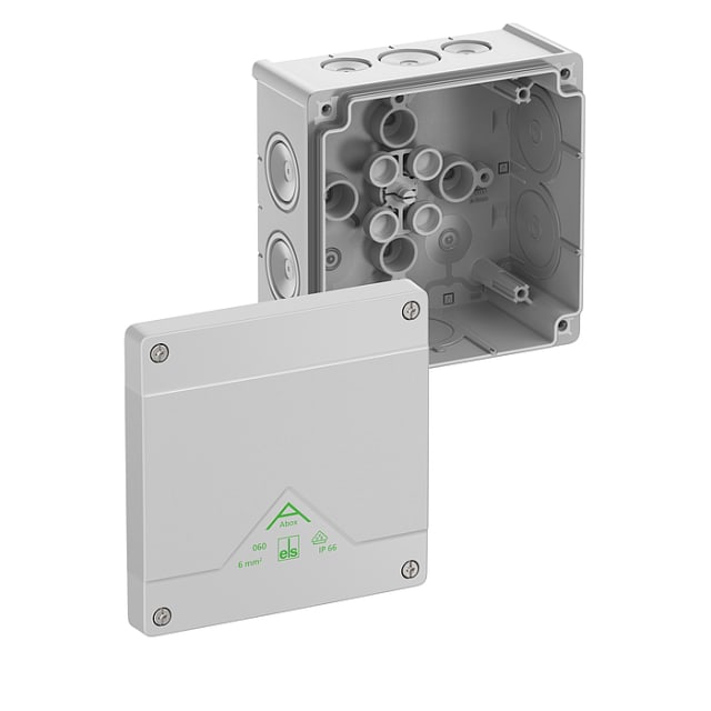 SPELSBERG - Abox 060-L - boite dériv. IP66/IK07 gris vide 6² L127 x l127 x h70 mm - 80640001 SPELSBERG - Abox 060-L - boite dériv. IP66/IK07 gris vide 6² L127 x l127 x h70 mm - 80640001