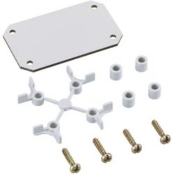 Détails visibles de Plaque de montage isolante 110 x 74 mm TK pour Accessoires pour tableaux électriques