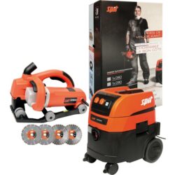 SPIT - D90 RAINUREUSE + AC1630P ASPIRATEUR + SET XTREME UNIVERSAL + SET XTREME CONCRETE - 695981
