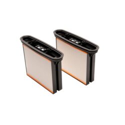 Filtre polyester pour aspirateur, configuration visible