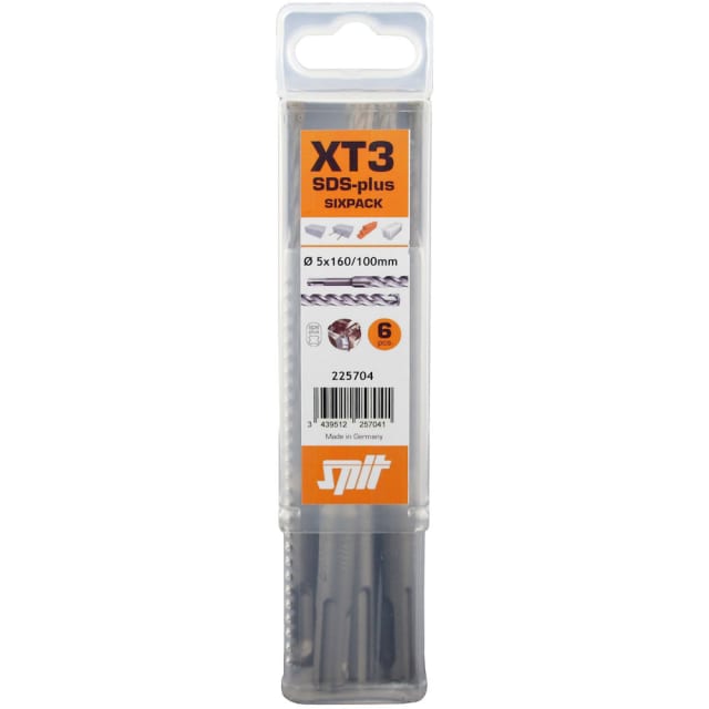 SPIT - Forets béton universels XT3 SDS+ Ø 8mm x 160mm SPIT - Forets béton universels XT3 SDS+ Ø 8mm x 160mm