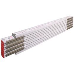 Détails visibles de Mètre pliant 2 m avec mesure d’angles 01135 pour Mètres pliants
