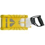 STANLEY - Boîte à Coupe ABS avec Scie à Dos L350mm/L143mm/H95mm - 1-19-800