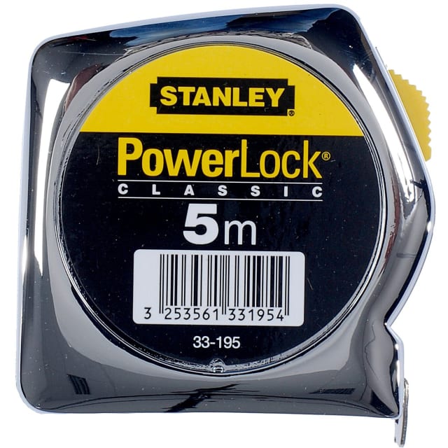 STANLEY - Mètre Ruban Powerlock 5m - 25mm - 1-33-195 STANLEY - Mètre Ruban Powerlock 5m - 25mm - 1-33-195