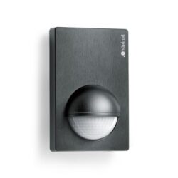Détails visibles de Détecteur de mouvement infrarouge 180° 12 m noir IP54 pour Détecteurs de mouvement en saillie