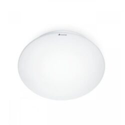 STEINEL - RS16L lampe à détection HF plafond/mural châssis plastique/verre opale IP44 - 738013