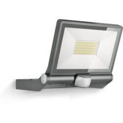 Projecteur LED extérieur avec détecteur anthracite, dimensions 222 x 259 x 215 mm