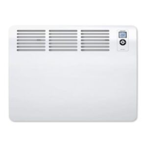 Convecteur mural électrique blanc 1500 W avec grille supérieure et commande numérique latérale
