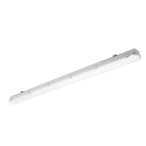 Réglette étanche IP66 4000 lm 840 de 1500 mm avec diffuseur opale et boîtier blanc